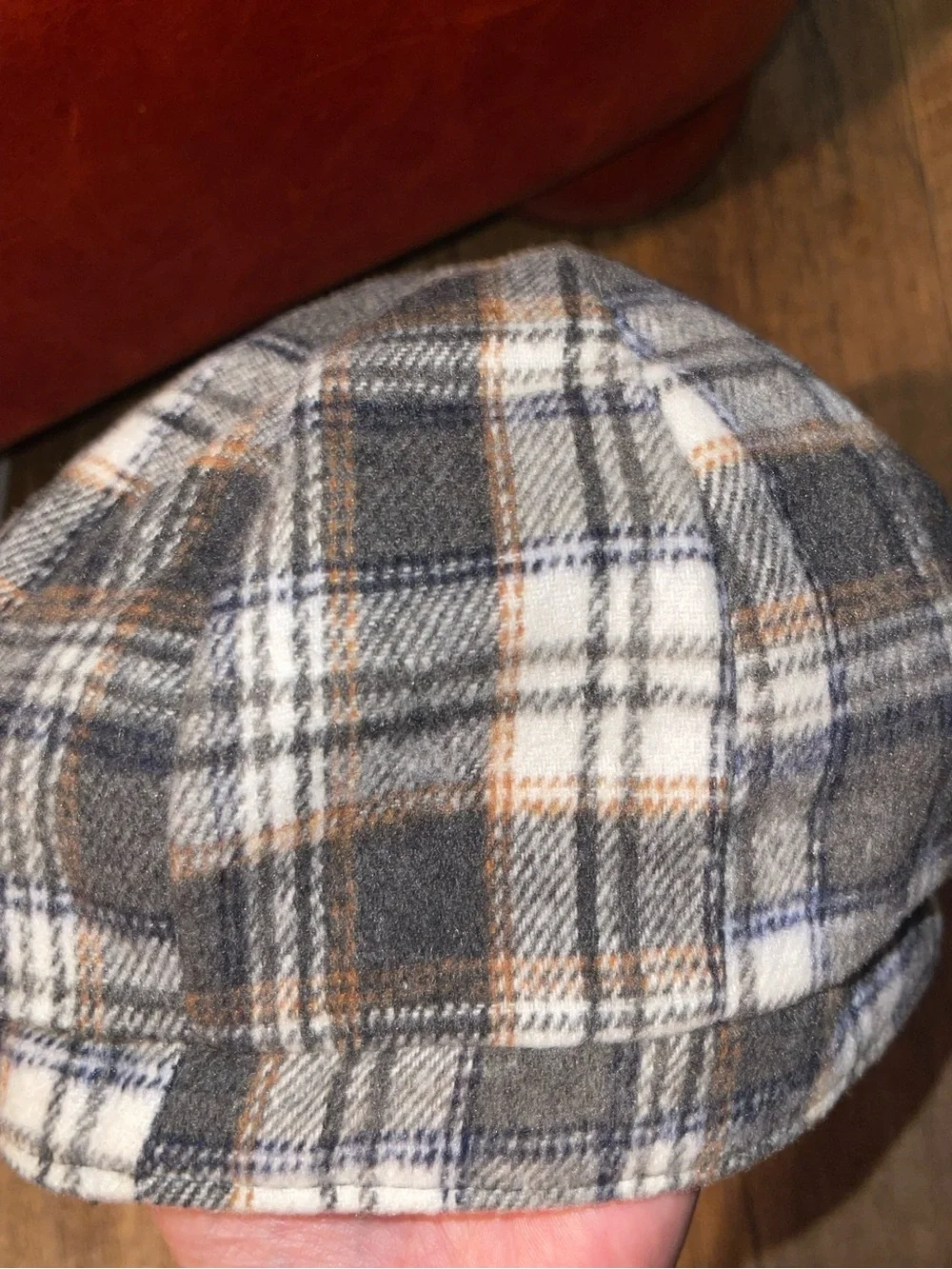 ADORA Plaid Newsboy Cap